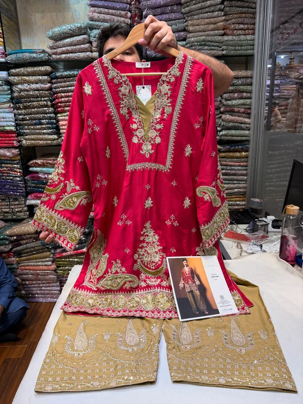 ETHNC KURTA SET VISCOSE E-1103 2PC