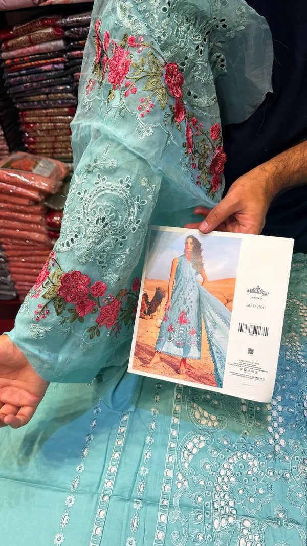 Maria B MB D-2504 (Ice Ferozi Lawn)