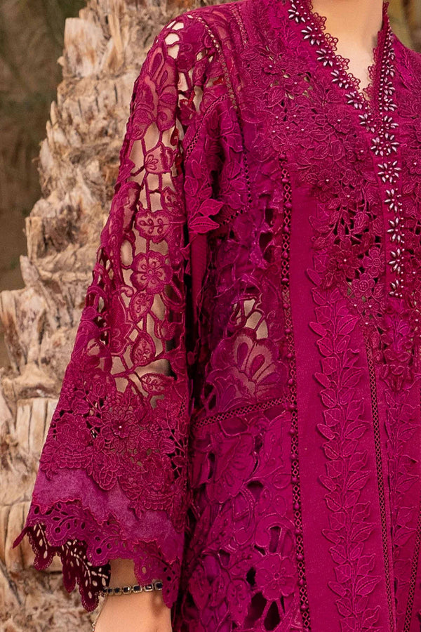 Maria B Dark Pink Luxury Lawn Collection Replica
