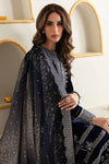 Jazmin Navy Blue Velvet Formal Collection Replica