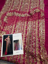 Sana Safinaz Signature Tassel Silk – Shocking Pink Ensemble