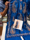 ETHNC KURTA SET SILK2PC E-623 COBALT (Delivery Time 10 to 15 Days)