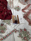 ETHNC SILK EMB WHITE