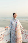Qalamkar | Sky Blue - Lawn Cotton Chikankari Collection Replica