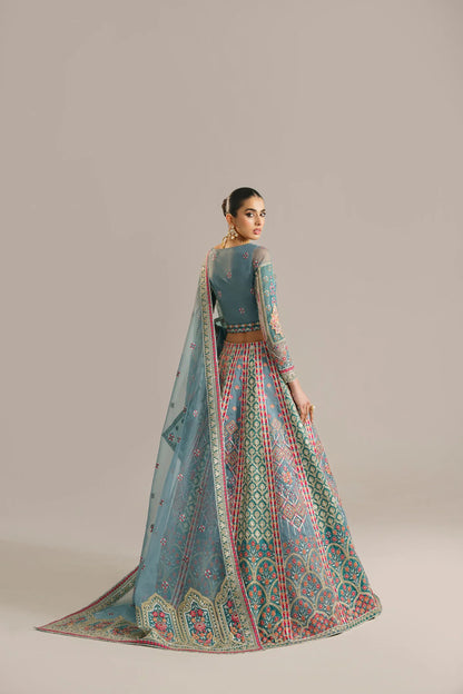 Akbar Aslam Sea Green Lehenga Bridal Collection Replica