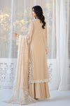 Maria B Beige Chiffon Formal Collection Replica