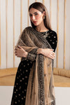 Emaan Adeel Black Velvet Formal Collection Replica