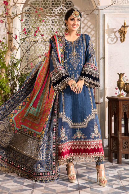 Maria B Blue Luxury Lawn Collection Replica