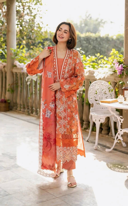Asifa Nabeel Floral | Printed Lawn Collection Replica