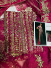 Sana Safinaz Signature Tassel Silk – Shocking Pink Ensemble
