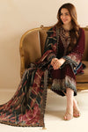 Jazmin Maroon Velvet Formal Collection Replica