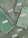 Baroque Pistachio Organza Formal Collection Replica