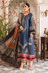 Maria B Blue Chiffon Collection Replica