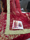 TABYA RAW SILK TABEER MEROON