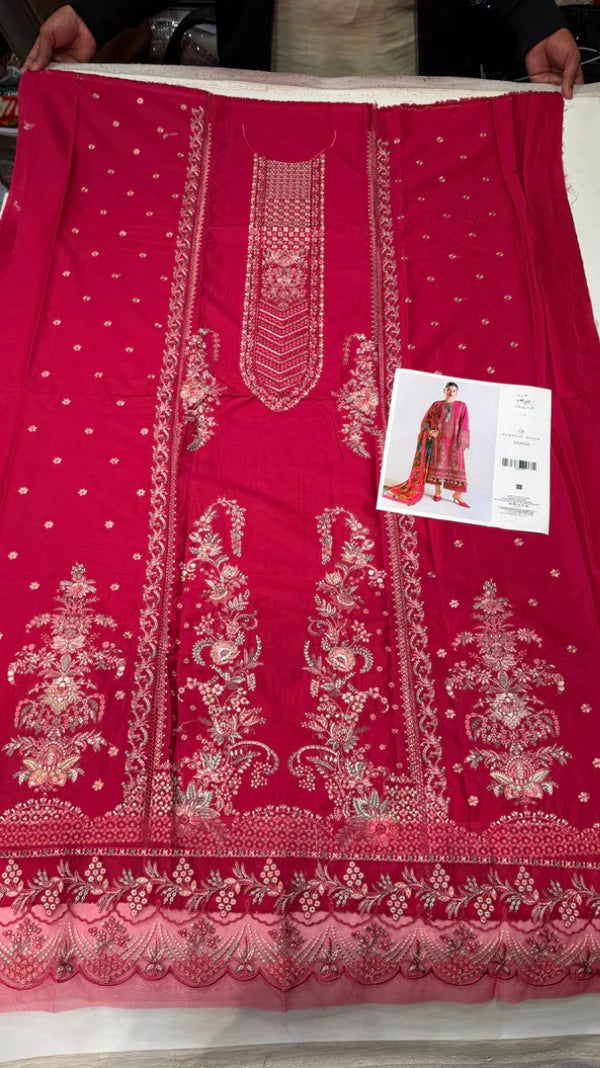 Hussain Rehar Lawn Saaha (Shocking Pink)