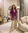 ETHNC KURTA SET 2PC MULBERRY DHANAK