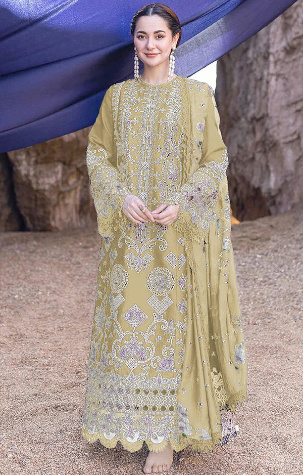 Qalamkar Lawn Miray (Teal)