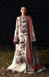 Hussain Rehar Lawn Gulban RTW (White) STITCHED