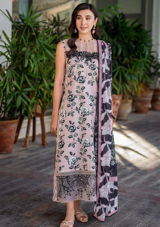 Asifa Nabeel White | Printed Lawn Collection Replica