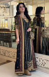 Haris Shakeel Luxe Shisha Silk – Black & Gold Edition (2Pc)