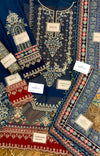 Maria B Blue Chiffon Collection Replica