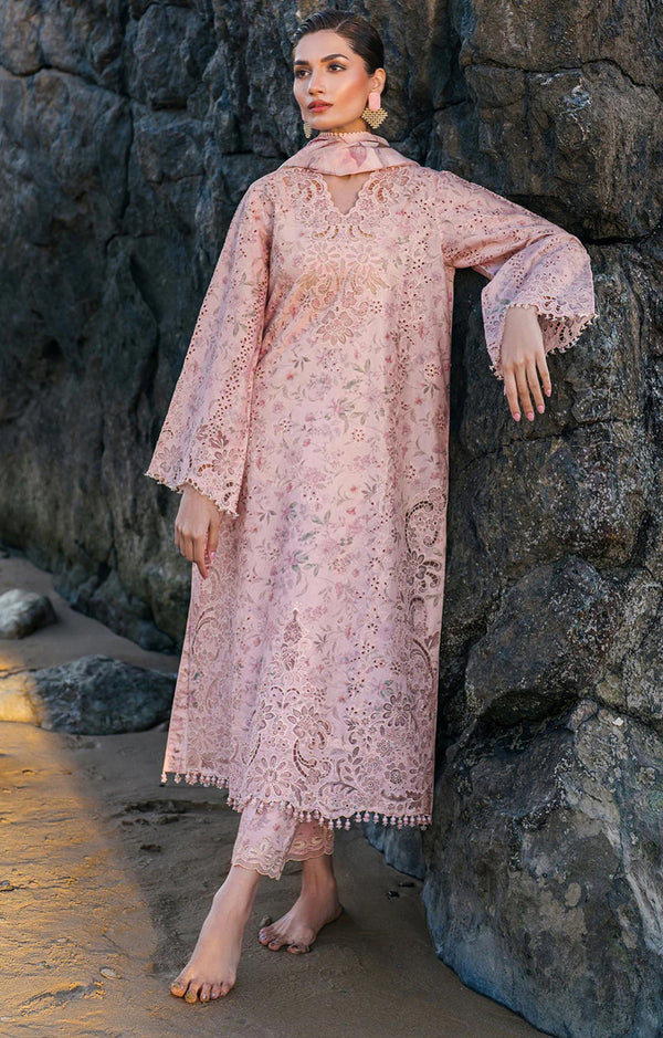 BAROQUE SILK PRINT 4129 PINK