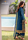 Asim Jofa Blue Chiffon Formal Collection Replica