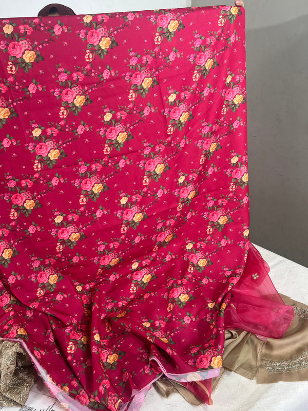 ETHNC SILK E-1131 3PC UNSTICHED