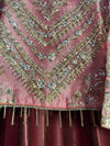 ROSE GOLD EMBROIDERED LEHENGA