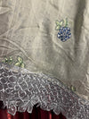 PASTEL GREEN CHIKANKARI KHADDAR