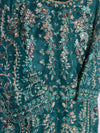 DEEP EMERALD ORGANZA SHARARA 3PC