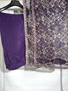 ROYAL PURPLE ORGANZA 3PC