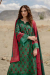 KHADDAR PRINT 3PC UNSTITCHED KH-02 GREEN