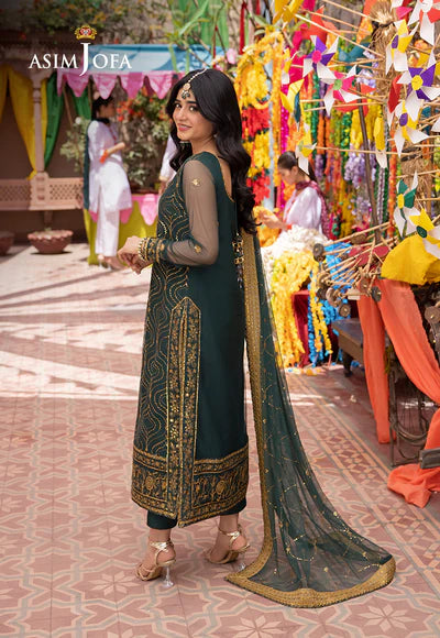 Asim Jofa Net Embroided Collection Replica