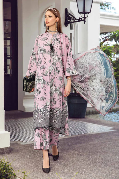 Maria B Pink Digital Printed Lawn Collection Replica