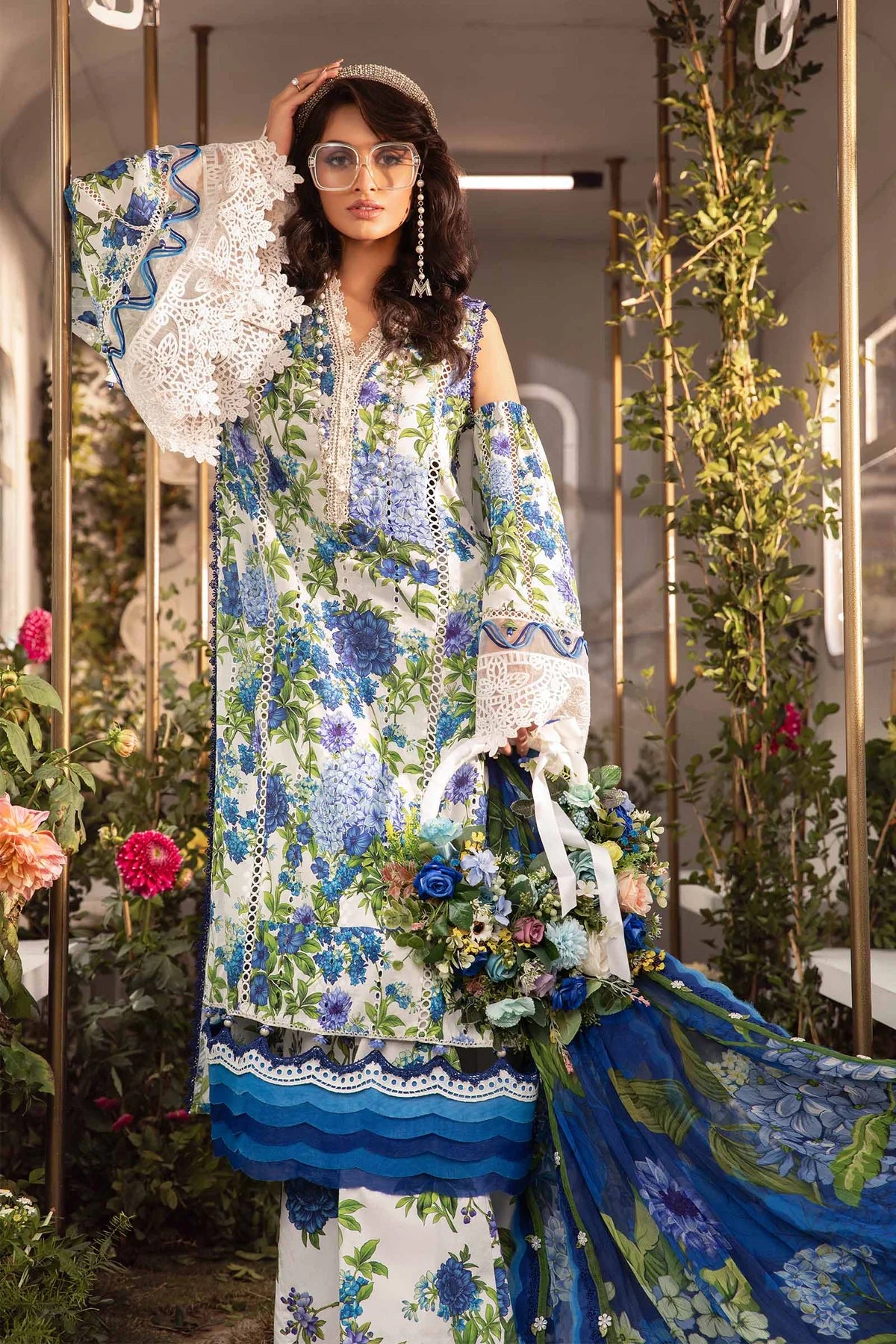 Maria B Embroidered Printed Lawn Collection Replica