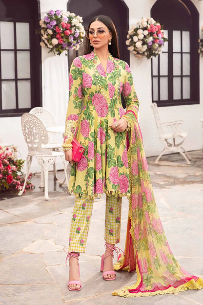 Maria B Printed Lawn Embroidered Collection Replica