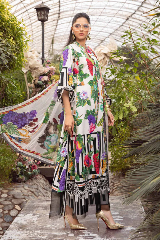 Maria B White Printed Lawn Collection Replica