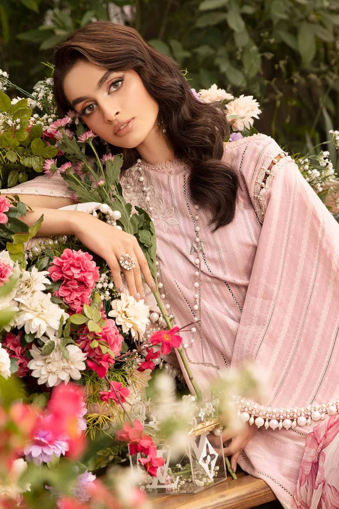 Maria B Pink Printed Lawn Collection Replica