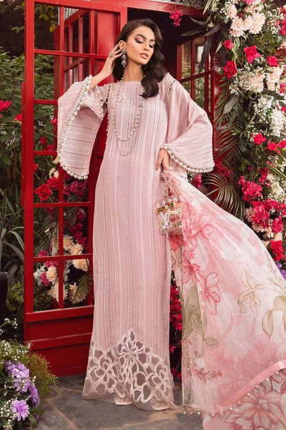 Maria B Pink Printed Lawn Collection Replica