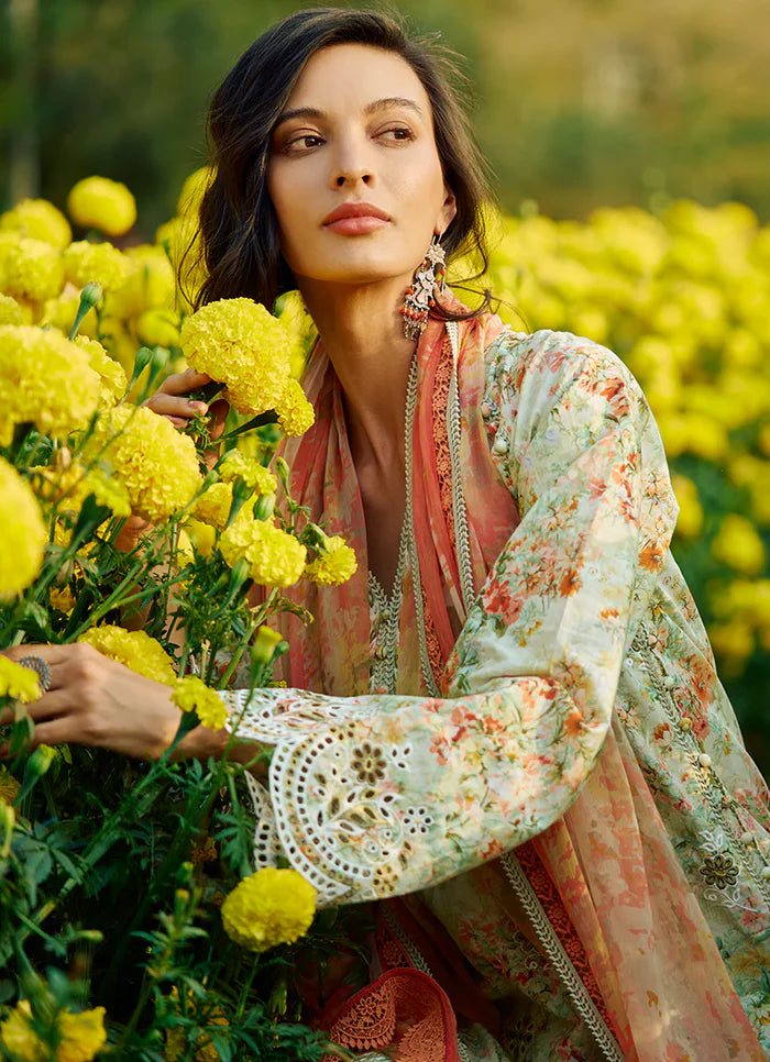 Image Pistachio Printkari Luxury Lawn Collection Replica