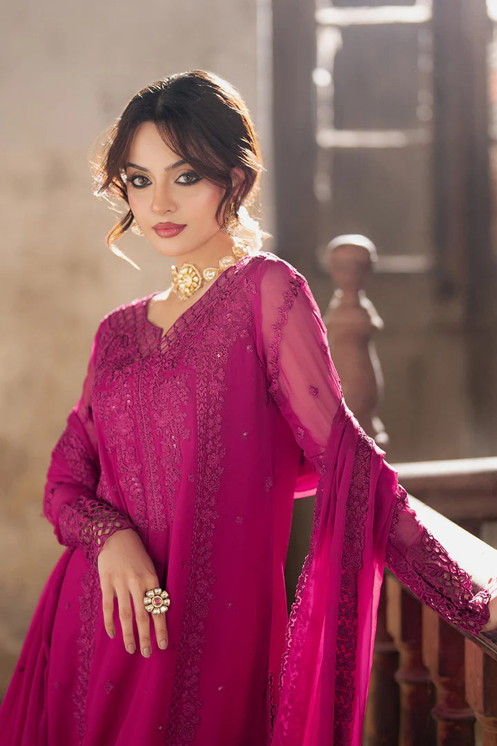 Azure | Magenta - Semi-Pure Chiffon Collection