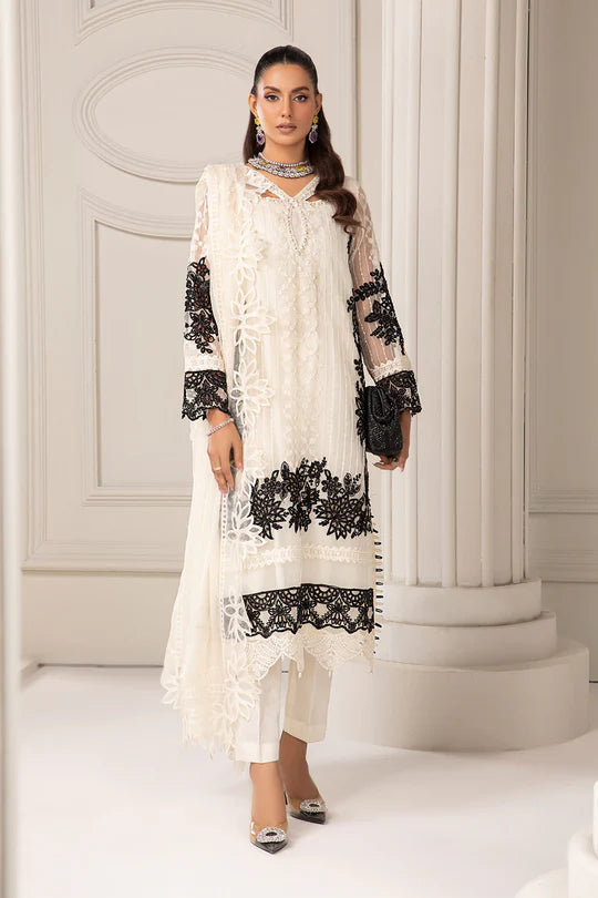 Maria B 3 Piece Embroidered Organza Collection Replica