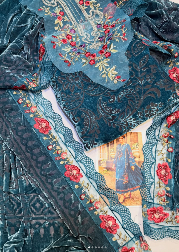 Velvet Palachi 3PC MB SEA GREEN