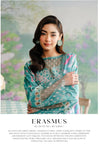 Afrozeh Sky Blue Digital Printed Lawn Collection Replica