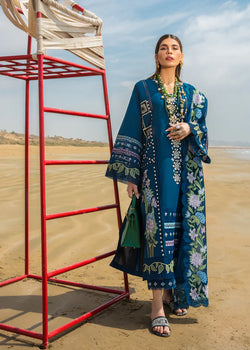 Crimson | Blue - Lawn Collection Replica