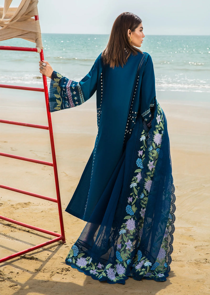 Crimson | Blue - Lawn Collection Replica