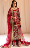 TABYA RAW SILK TABEER MEROON