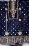 MARIA.B VELVET 01 NAVY
