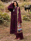 Bin Ilyas Maroon Luxury Chikankari Collection Replica